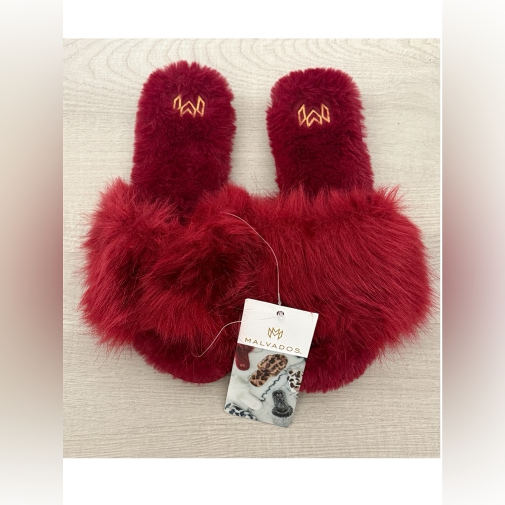 Malvados Women's Merlot fur Slippers